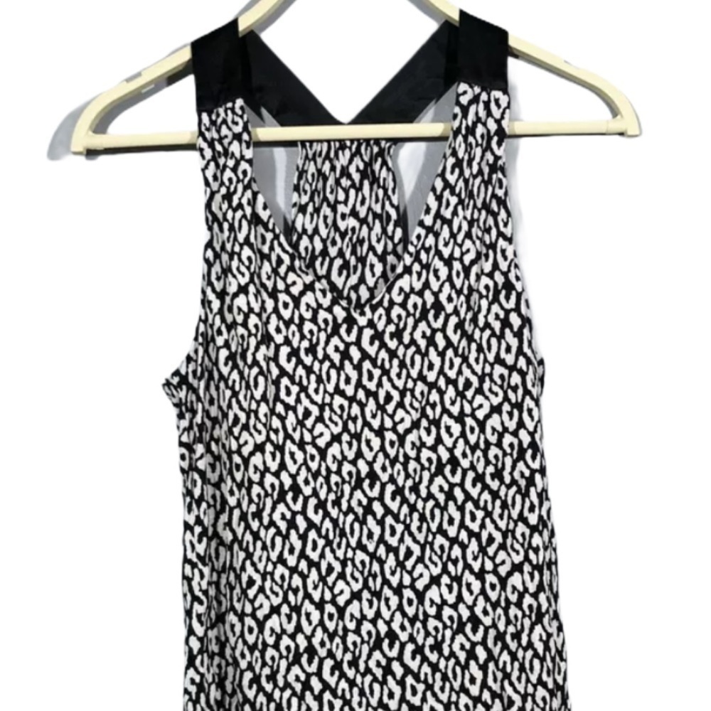 Dkny tank top sleeveless racerback black white SzS - Picture 4 of 12